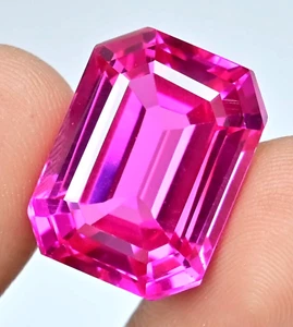 36.10 Ct Natural Mogok Pink Ruby Emerald AGL Certified Flawless Loose Gemstone - Picture 1 of 7