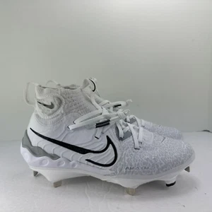 Scarpe da baseball Nike Alpha Huarache NXT in metallo bianco DJ6517-100 da uomo taglia 7 NUOVE - Foto 1 di 11