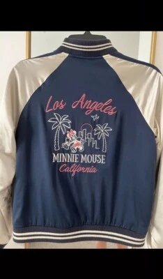 Disney SEDA LA Minnie Mouse CA Chaqueta en talla XS UNIQLO Chaqueta bombardero universitaria Foto 1 de 4