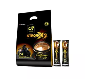 Trung Nguyen G7 3 In-1 Strong x 2 Instant Coffee 24 Sticks x 25g - Picture 1 of 9
