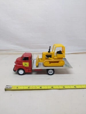 1/43 Ertl Farm Toy John Deere Dozer Twin Bridge 1993 Show Set - Image 1 of 3