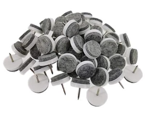 40pcs Furniture Felt Pad Heavy Duty Nail-on Chiar Slider Glide Pad Floor Prot... - Picture 1 of 8