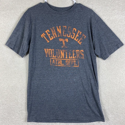 Tennessee Volunteers Medium Gray T Shirt NCAA Size Medium Short Sleeve T Shirt Cover
