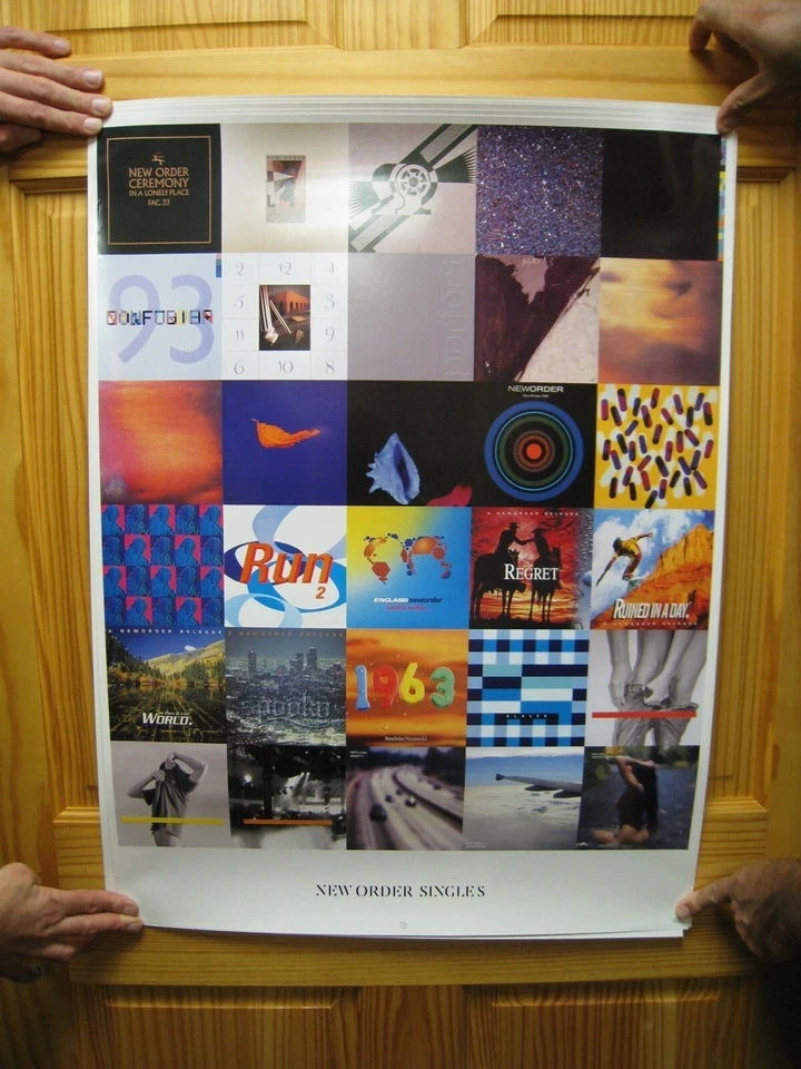 New Order Poster Album Singles Joy Division - Image 1 of 1
