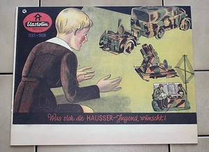 Elastolin Hausser Katalog 1935/36 Spielzeugkatalog WH HJ Luftwaffe Figur - Bild 1 von 9