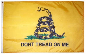 new 3x5ft YELLOW GADSDEN GADSEN FLAG USA SELLER premium quality - Picture 1 of 5
