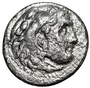 CERTIFIED AUTHENTIC Alexander III The Great Silver Greek Drachm Coin w COA - Picture 1 of 5