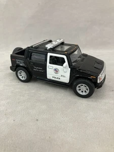 Diecast 2005 Hummer H2 SUT Police Vehicle Scale 1:40 Kinsmart - Picture 1 of 15