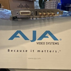 AJA KONA 3G Video Capture Card Model KONA-3G-R0-S00 With Breakout Cables #1 - Picture 1 of 8