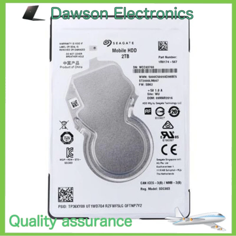 ST2000LM007 Seagate 128MB 2TB SATA 6Gb/s 2.5 inch Laptop HDD Hard Disk Drive - Image 1 of 4