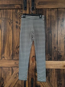 Matilda Jane Starting Line Leggings Pants Tween 435 14 Olive Green Striped - Picture 1 of 5