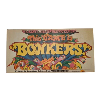 Vintage 1978 Parker Brothers This Game Is Bonkers Board Game NO. 51 Complete Set - Image 1 of 4