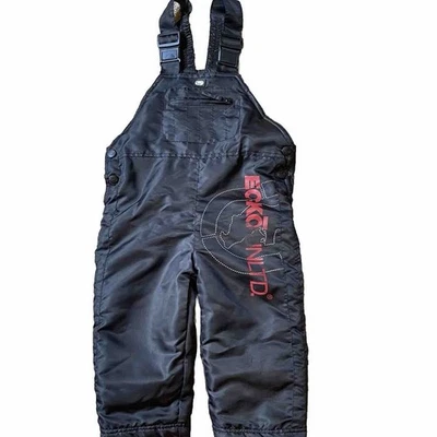 ECKO ILIMITADO NIÑOS PEQUEÑOS MONO NEGRO TRAJE DE NIEVE PANTALONES TALLA 2T BOLSILLO Foto 1 de 4