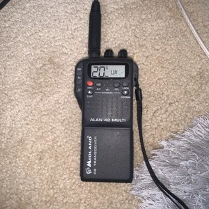 Midland Alan 42 Multi Band 40 Channel Handheld Portable CB Radio Transceiver - Zdjęcie 1 z 1