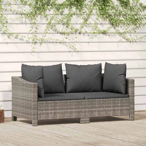 Garten Lounge Set Kissen Gartenmöbel Sofa Garnitur Sitzgruppe Poly Rattan vidaXL - Bild 1 von 100