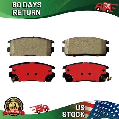 Rear D1275 Premium Ceramic Brake Pads for Chevrolet Captiva Sport 2012 - 2015 Foto 1 de 4