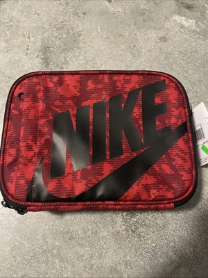 Nike Hard Shell Lunch Box, Gym Red / Black, New, Free Shipping! - Image 1 of 3