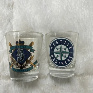 Vintage - Seattle Mariners Shot Glasses - 1994 And 1996 - Picture 1 of 4