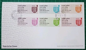 Jersey 2016 Crest Post & GO JE02 Broad Street 100th Muratti Vase Local Letter FD - Picture 1 of 2