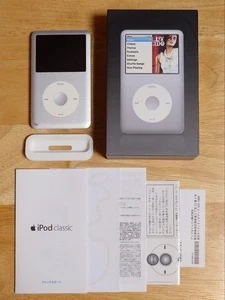 Apple iPod Classic 6th Generation 80GB Silver MB029J - Picture 1 of 6