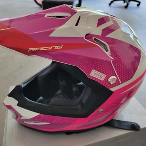 HJC CL-XY 2 ARGOS MC-8 Gloss Pink Helmet size X-Large New Open Box - Picture 1 of 8