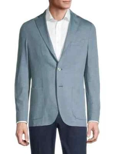 BOGLIOLI Virgin Wool Knit Jersey Sport coat, Notch lapels, 50 (40 US) $1,245 NWT - Picture 1 of 5