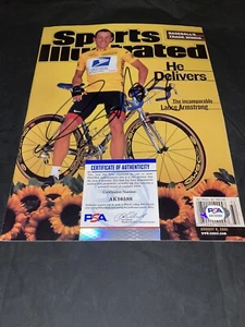 Lance Armstrong Signed SI Sports Illustrated Full Magazine PSA/DNA #6 - Picture 1 of 1