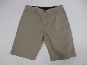 Volcom Shorts Men's Size 32 Brown Solid Chino Pockets Casual Stretch - Picture 1 of 8