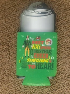 Elf The Movie Christmas Koozie Spread Cheer Will Ferrell Green Koozie NEU - Bild 1 von 2