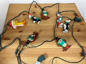 String of Christmas Looney Tunes Christmas Lights Tweety Bird Bugs Bunny - Picture 1 of 7