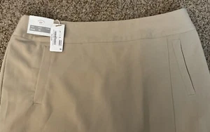 WOMENS MONTEREY CLUB TAN SKORTS BOTTOMS STYLE 2944 SIZE 16 NWT - Picture 1 of 6