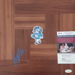 Harrison Barnes Signed Floorboard JSA COA #AT63417 UNC North Carolina Tar Heels - Picture 1 of 2