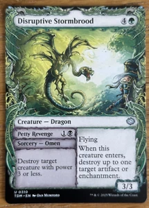 MTG Tarkir Dragonstorm, Disruptive Stormbrood - Borderless - Picture 1 of 1