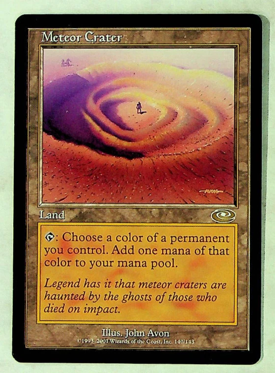 Meteor Crater - Planeshift - 2001 - Magic the Gathering - Image 1 of 1