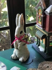 Vintage Reproduction Molded Paper Mache Easter Bunny Rabbit New! - Picture 1 of 7