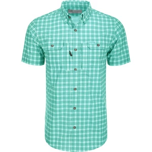 Drake Hunter Creek Check Plaid Shirt Short Sleeve - Picture 1 of 9