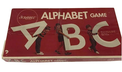 1972 Alphabet Game by Selchow & Righter Great Condition Missing 1 P - Image 1 of 4