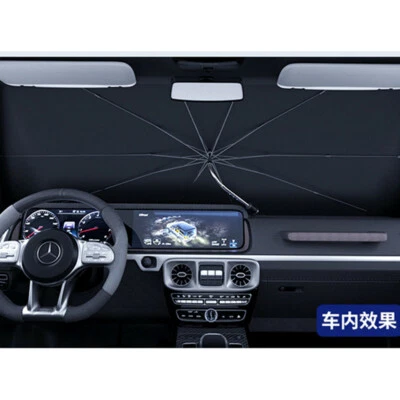 Car Interior Sun Shade Windshield Sunshade Front Window Cover Visor UV Umbrella - Image 1 of 4