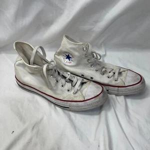 Converse All Star High Top Women's White Size 8.5 Canvas W7650 - Picture 1 of 6