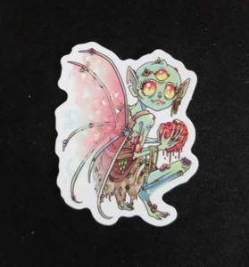 Fairy Girl Colorful Cartoon Monster Sticker 2.25" x 1.75" (AP) - Picture 1 of 2