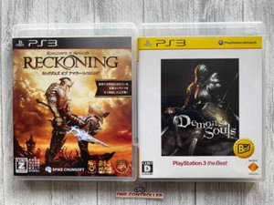 SONY PS3 Kingdoms of Amalur Reckoning & Demons Souls set from Japan - Picture 1 of 6