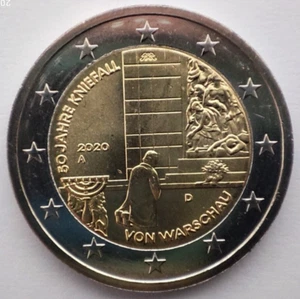 Germany 2 euro coin 2020 "Warsaw Genuflection" UNC - Picture 1 of 6