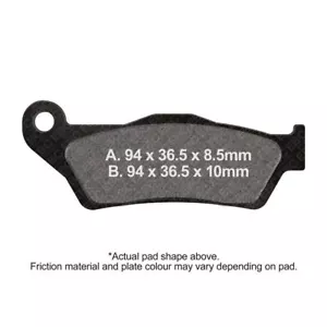 EBC Double H Brake Pad Rear Right BMW R1200 RT K26 Brembo Caliper 2005 - 2007 - Picture 1 of 3