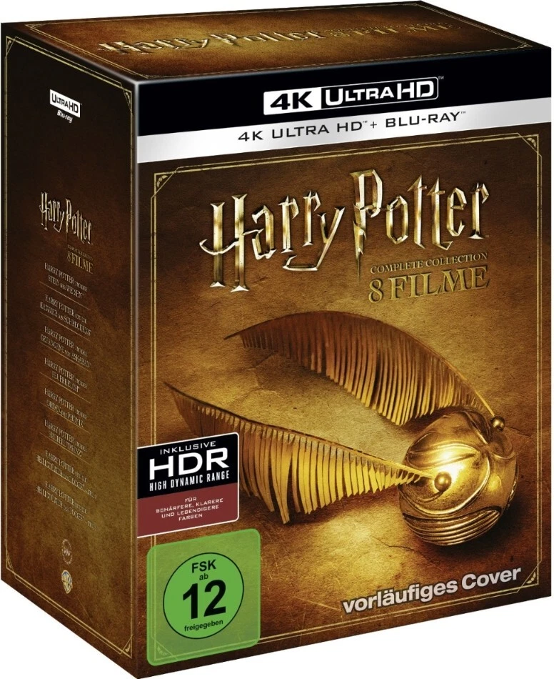 Harry Potter Complete Collection (4K Ultra HD Blu-ray + Blu-ray, 2018, 16 Discs) - Bild 1 von 1