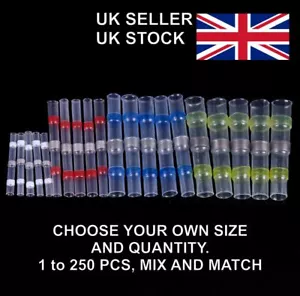 Lötmuffe Schrumpfdichtung Stoßdraht wasserdichte Steckverbinder UK Lager & Verkäufer - Bild 1 von 16