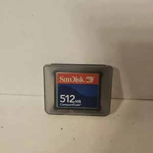 SanDisk 512MB CompactFlash*Untested* - Picture 1 of 2