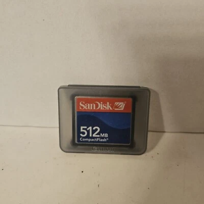 SanDisk 512MB CompactFlash*Untested* - Image 1 of 2