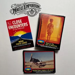 1978 Close Encounters Of 3rd Kind 66 Trading Card Complete Set Steven Spielberg - Picture 1 of 19