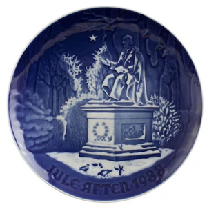 ROYAL COPENHAGEN BING&GRONDAHL PIATTO DI NATALE 1988 ORIGINALE PORCELLANA PRIMA  - Imagen 1 de 4