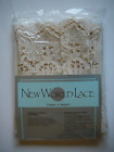 ONE PANEL NEW WORLD LACE ECRU COLOR CURTAIN-CREATED IN BELGIUM 60" X 95"